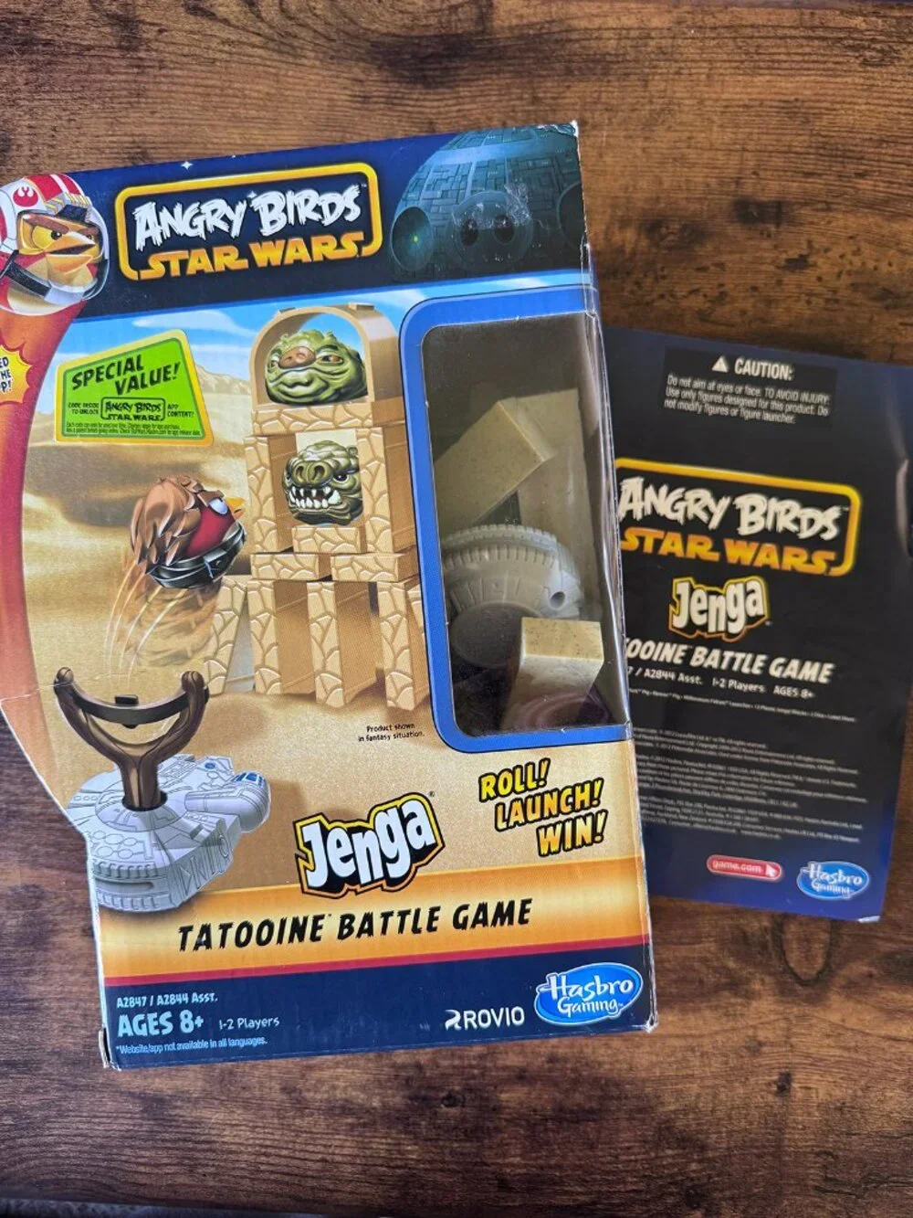 ANGRY BIRDS STAR WARS JENGA TATOOINE BATTLE GAME